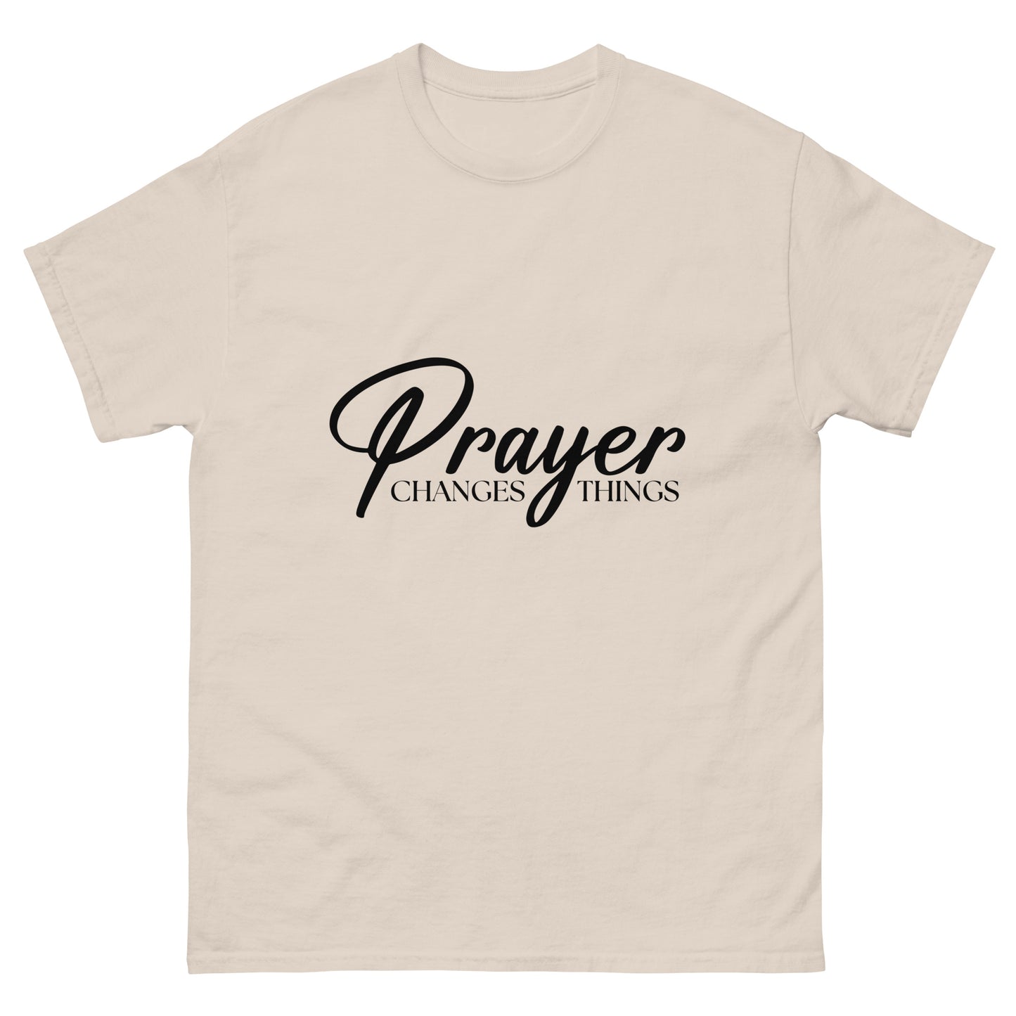 Prayer changes things (Black design)- Men's classic tee