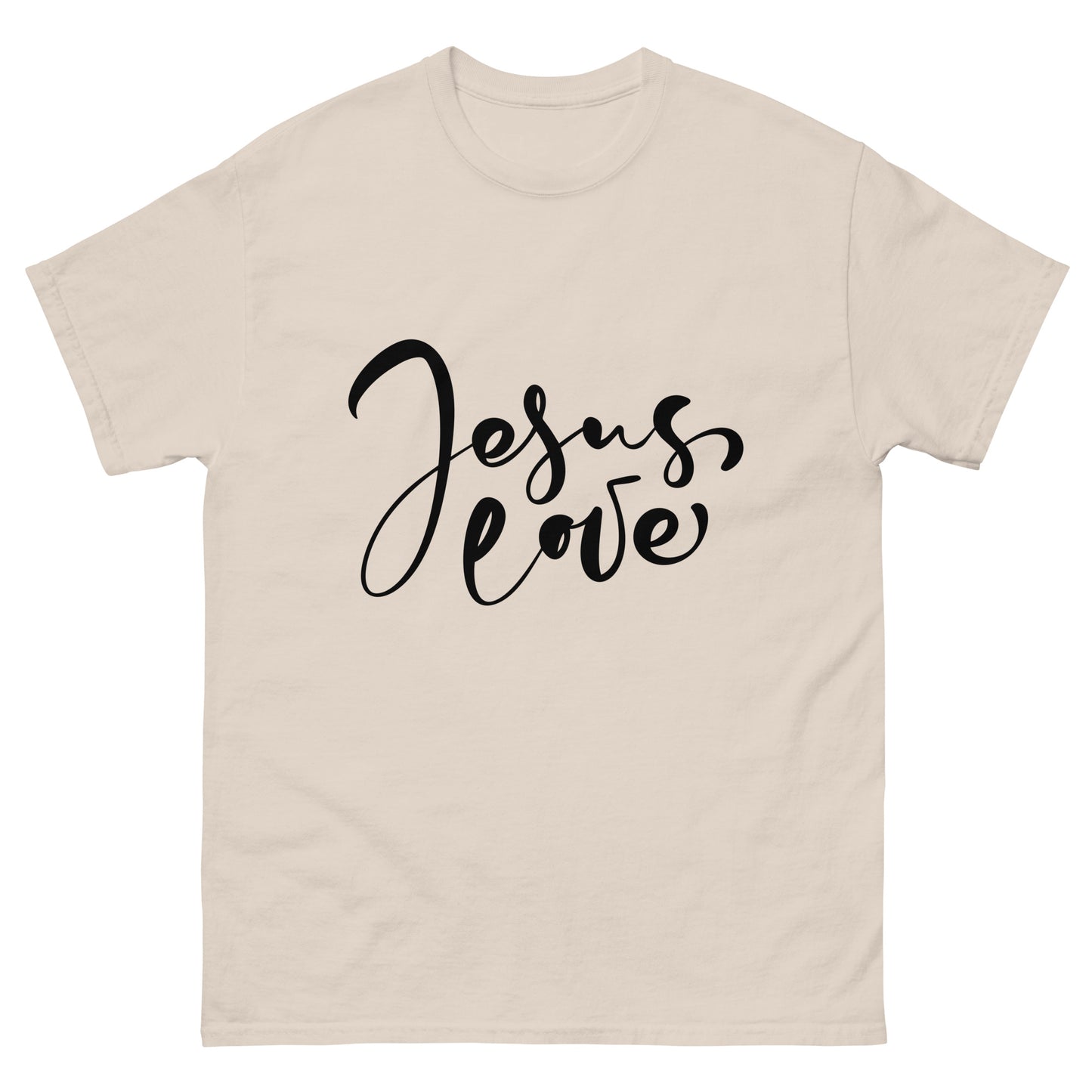 Jesus Love (Black design) - Men's classic tee