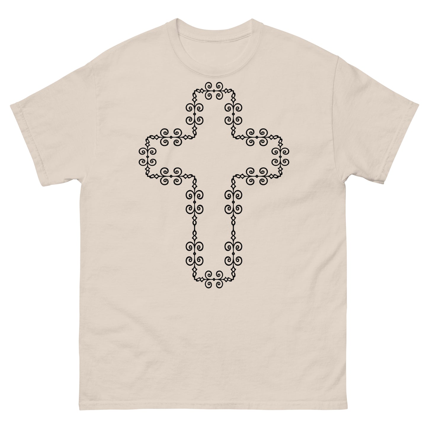 Cross (Black design) - Men's classic tee