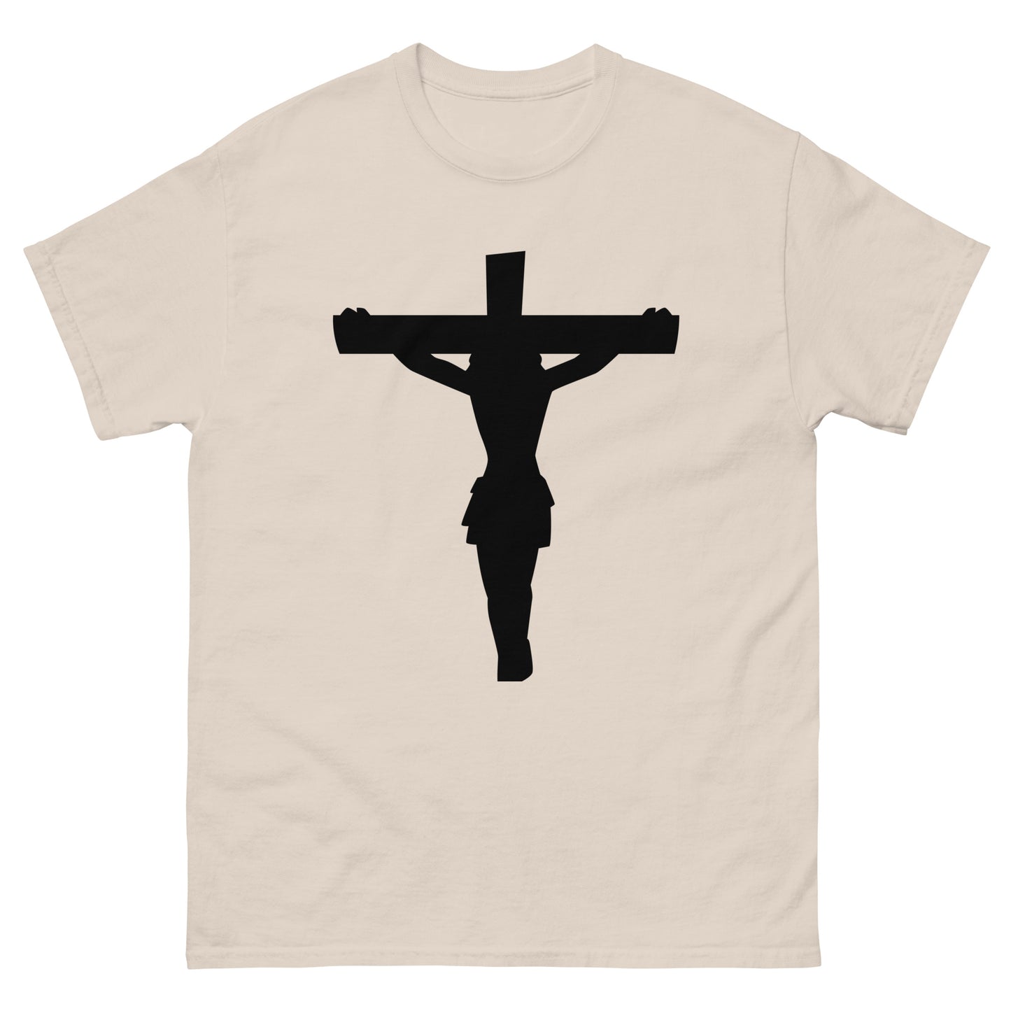 Jesus on the Cross (Black design)- Men's classic tee