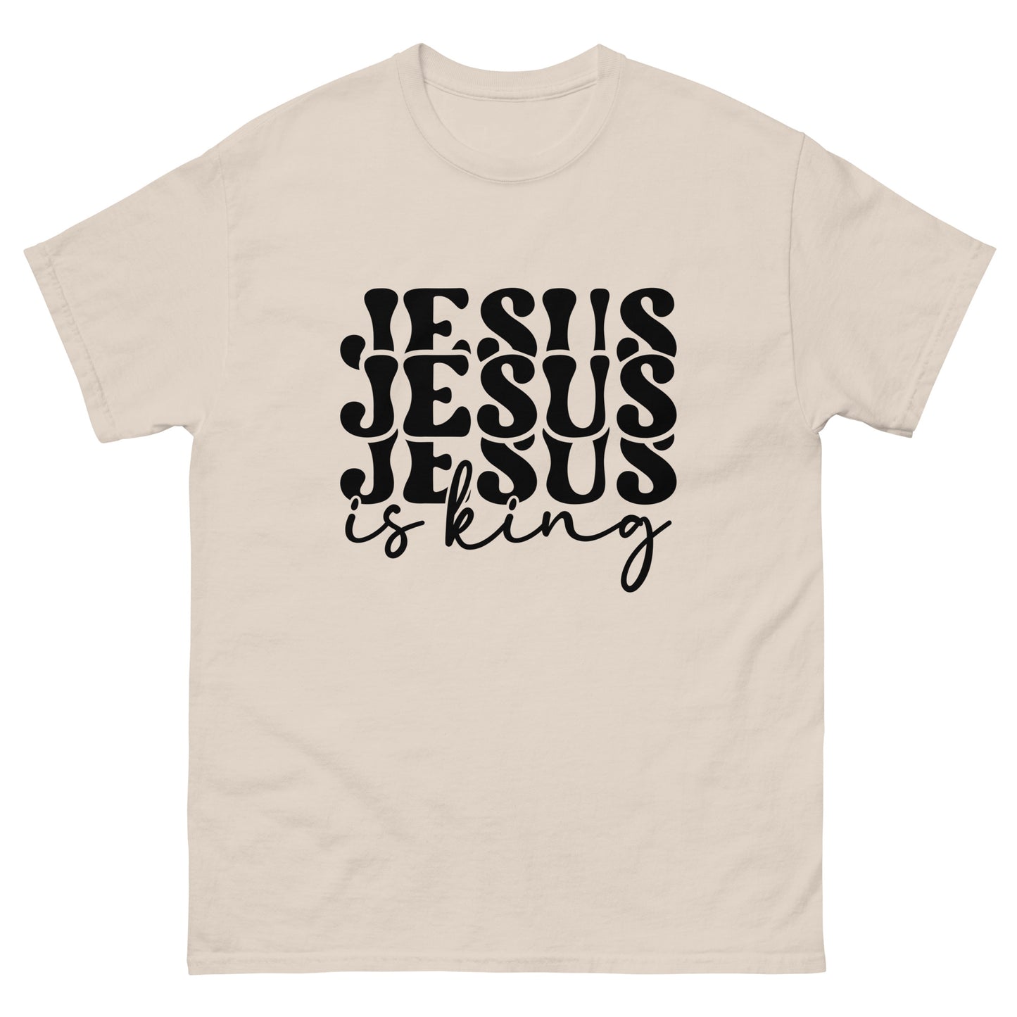 Jesus Is a King (Black design) - Men's classic tee