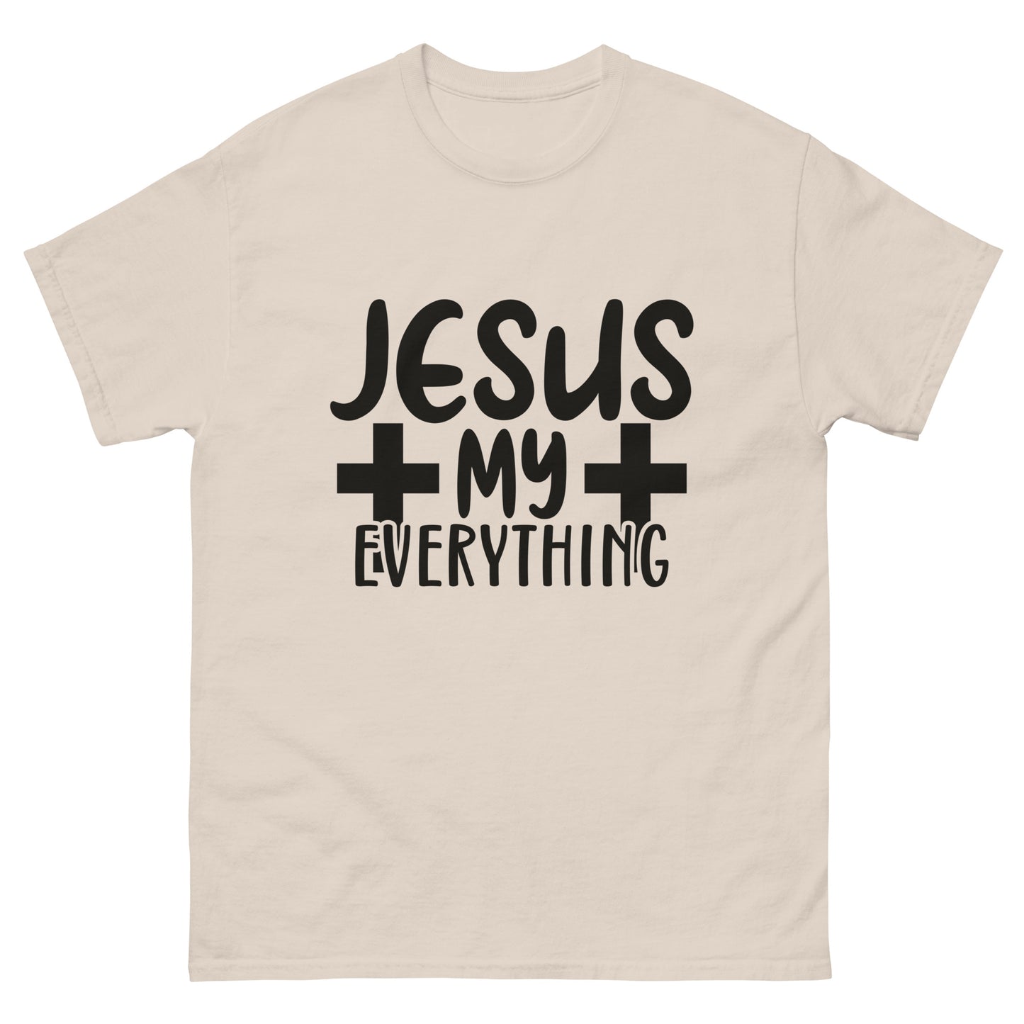 Jesus Is My Everything (black design) - Men's classic tee