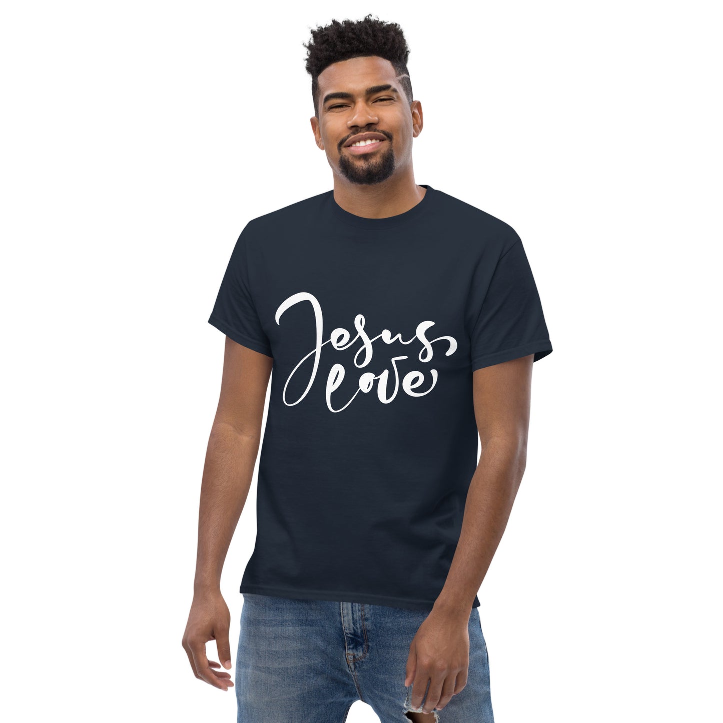 Jesus Love (White design) - Men's classic tee