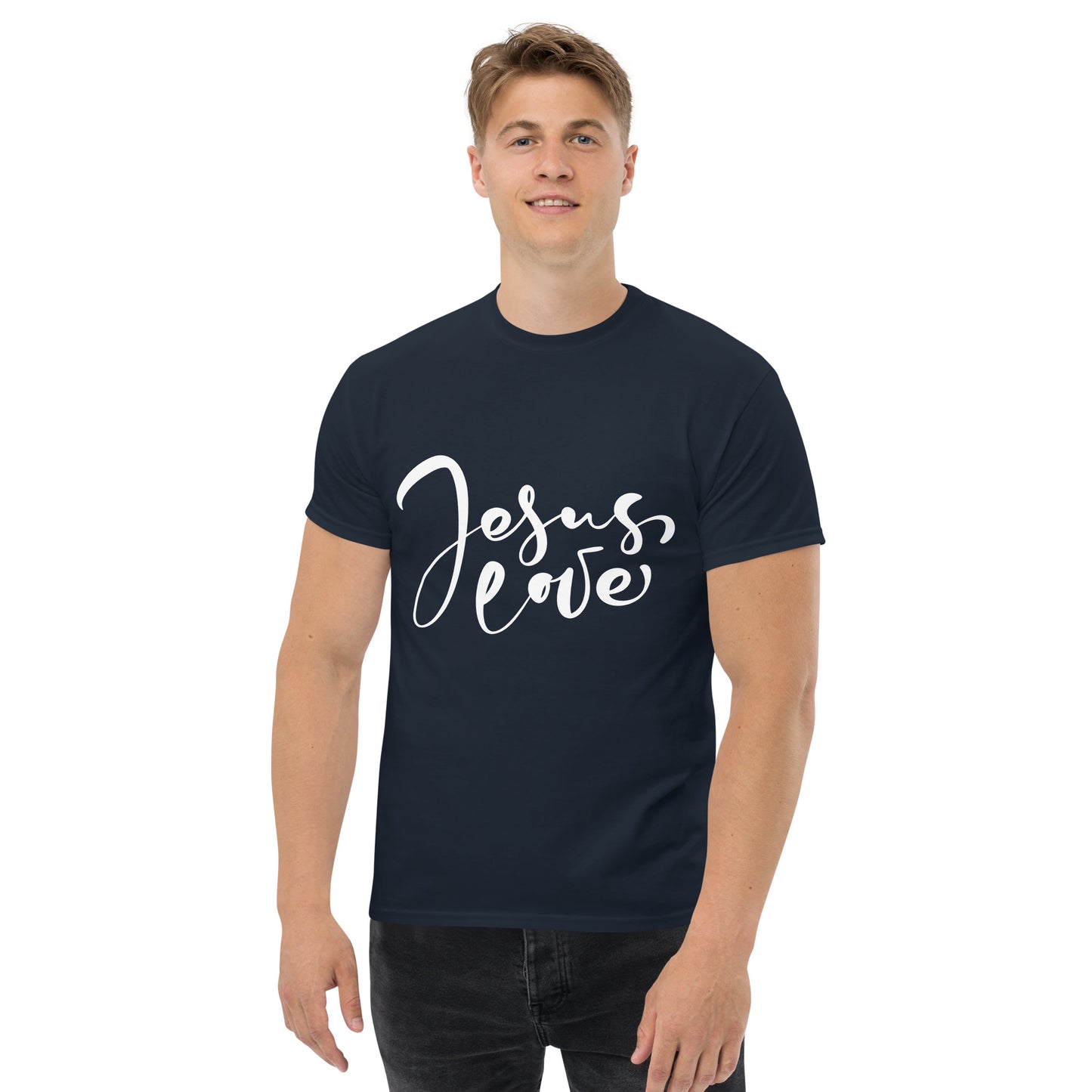 Jesus Love (White design) - Men's classic tee