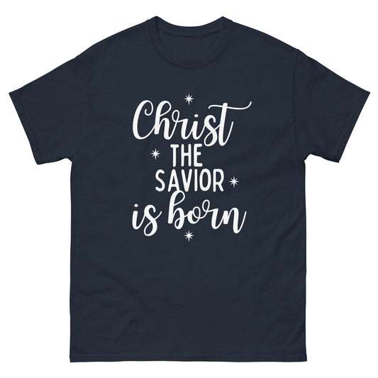 Christ the Savior is Born - Men's classic Christmas tee