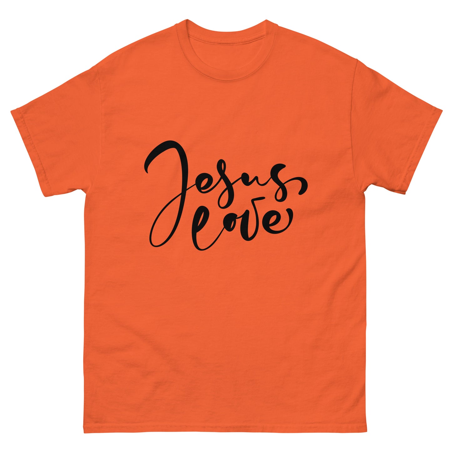 Jesus Love (Black design) - Men's classic tee