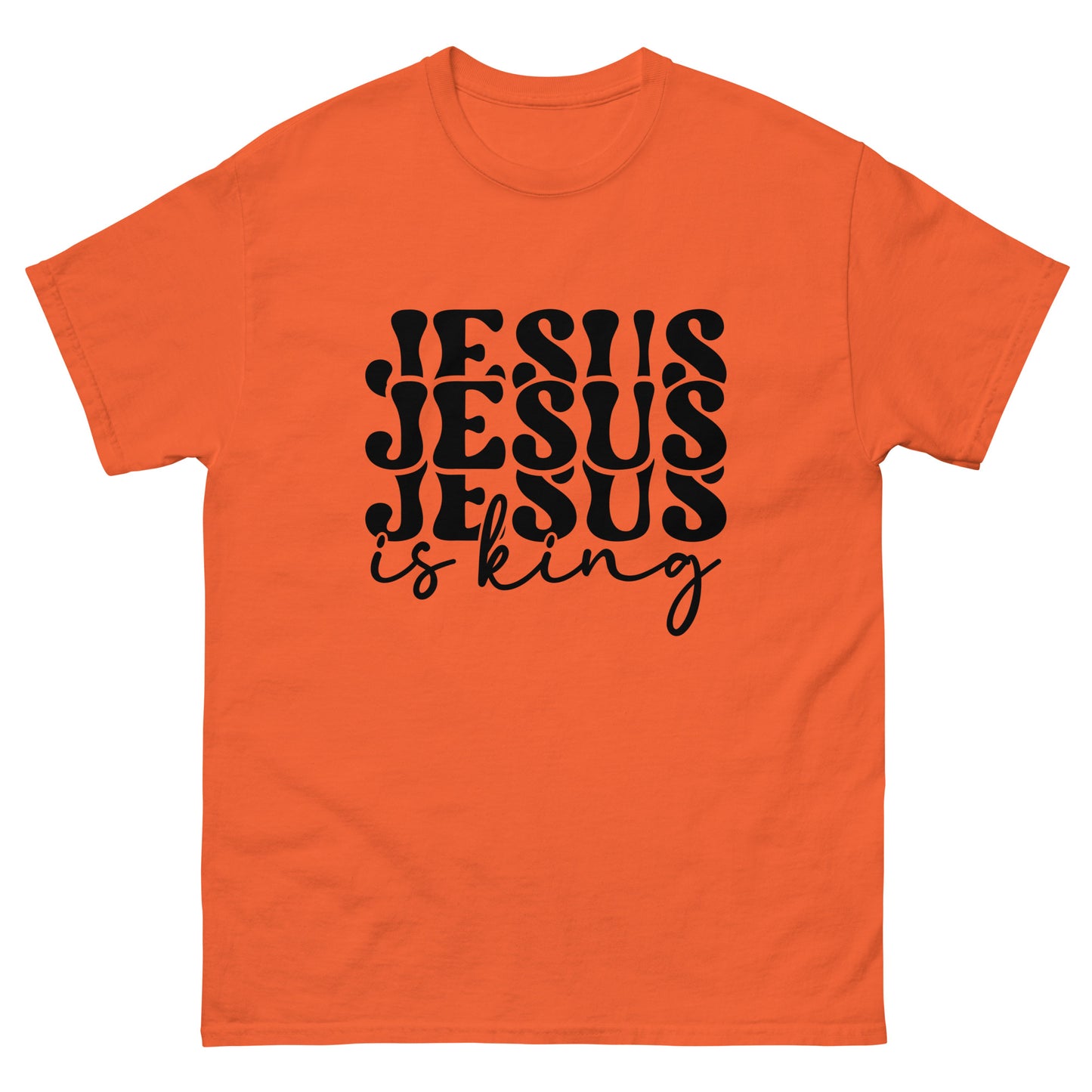 Jesus Is a King (Black design) - Men's classic tee