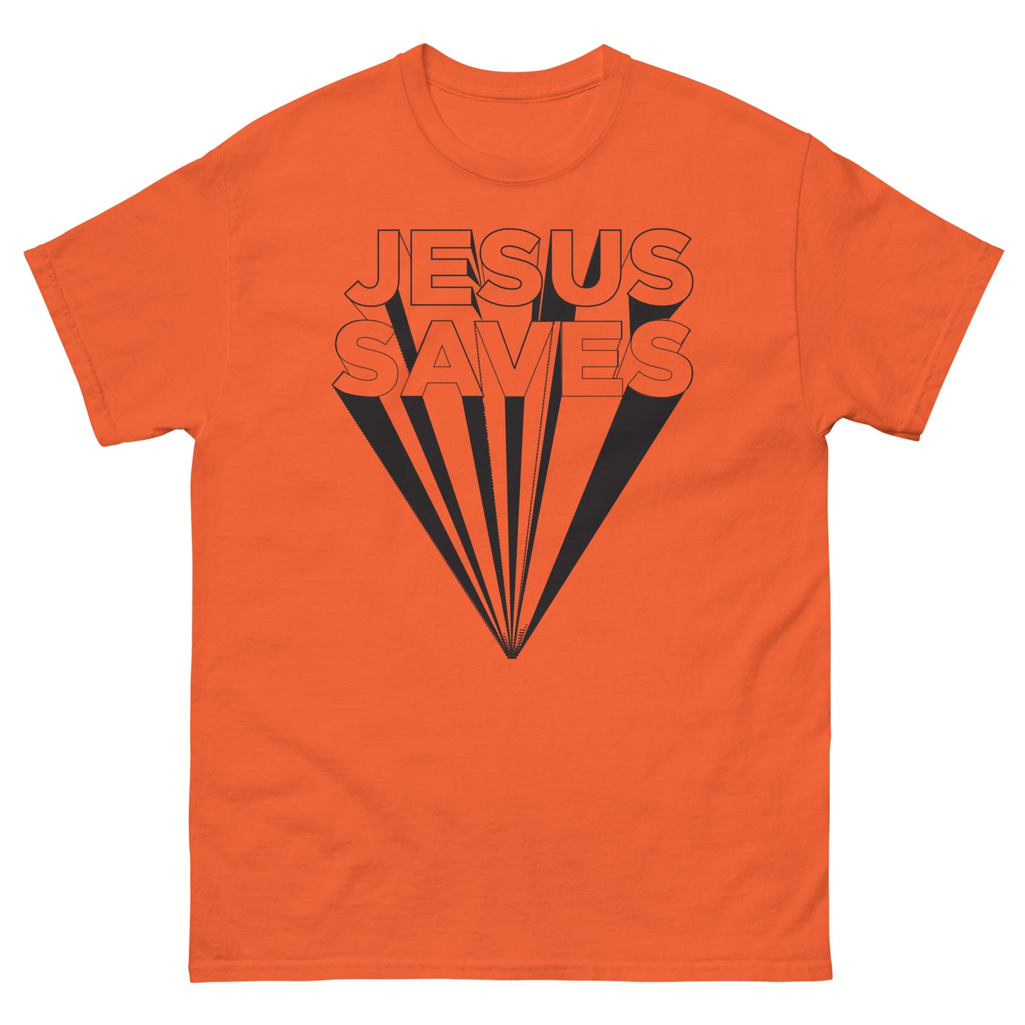 Jesus Saves (Black design) - Men's classic tee