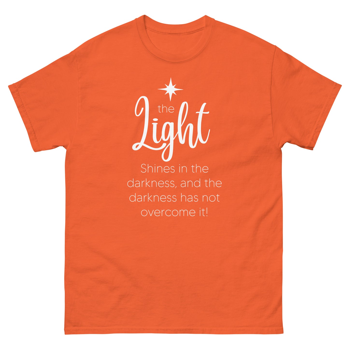 The Ligh t- Men's classic Christmas tee