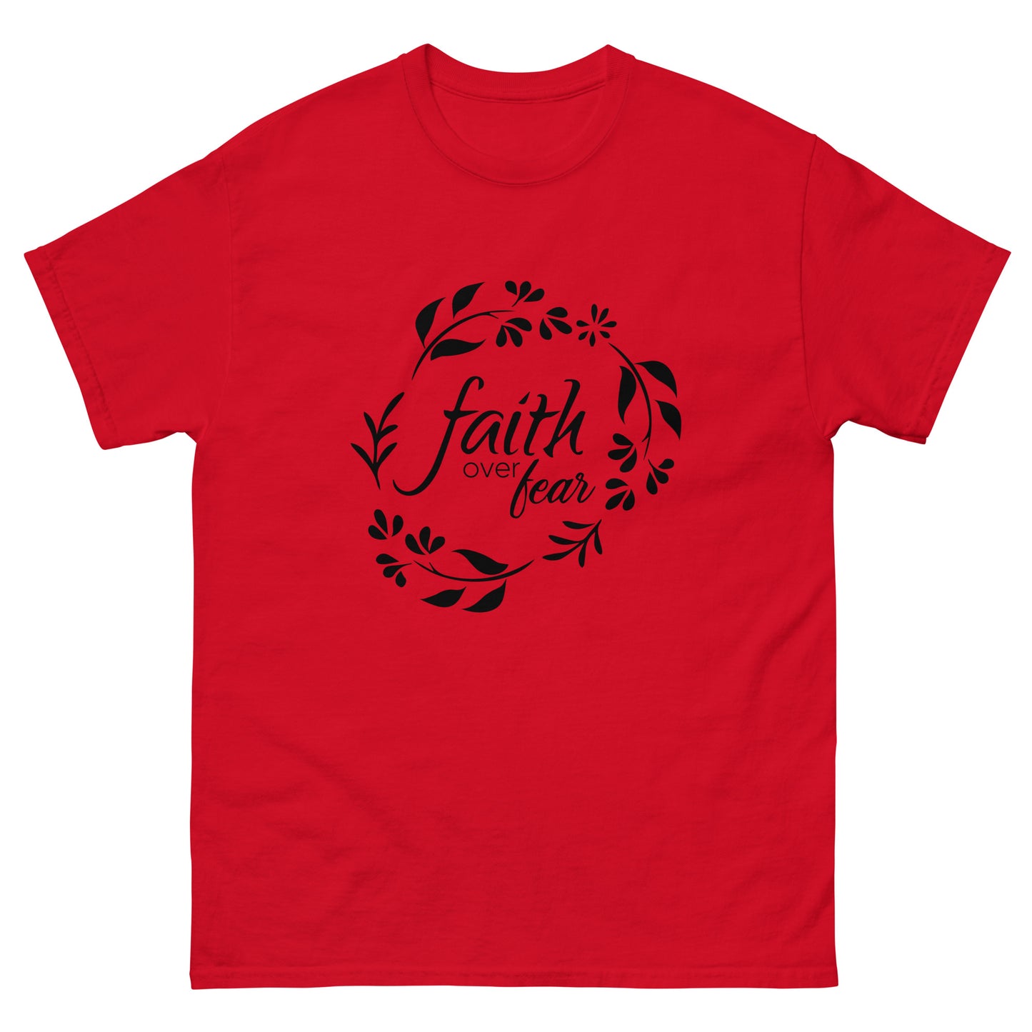 Faith Over Fear (Black design) - Men's classic tee