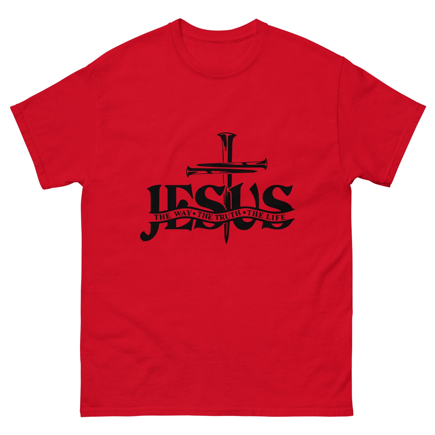 Jesus, the way, the truth, the life (Black design) - Men's classic tee