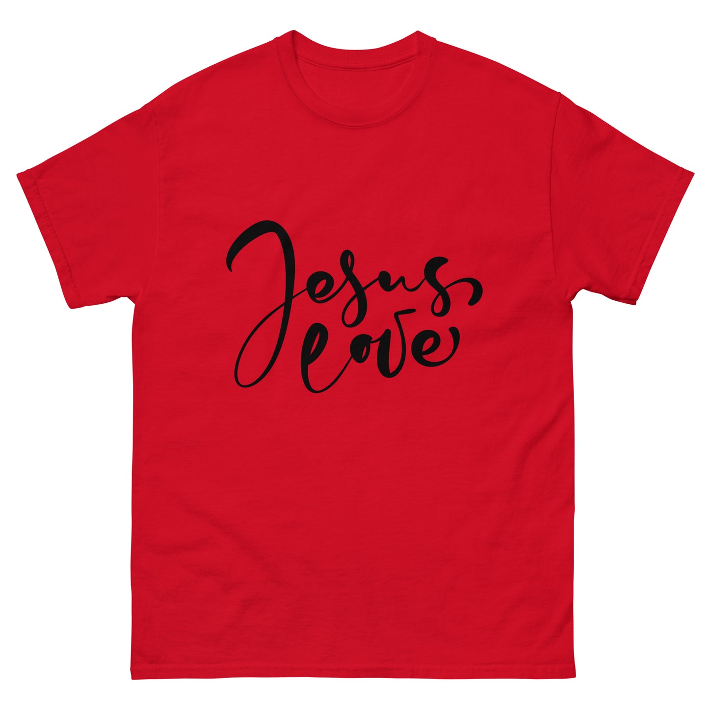 Jesus Love (Black design) - Men's classic tee