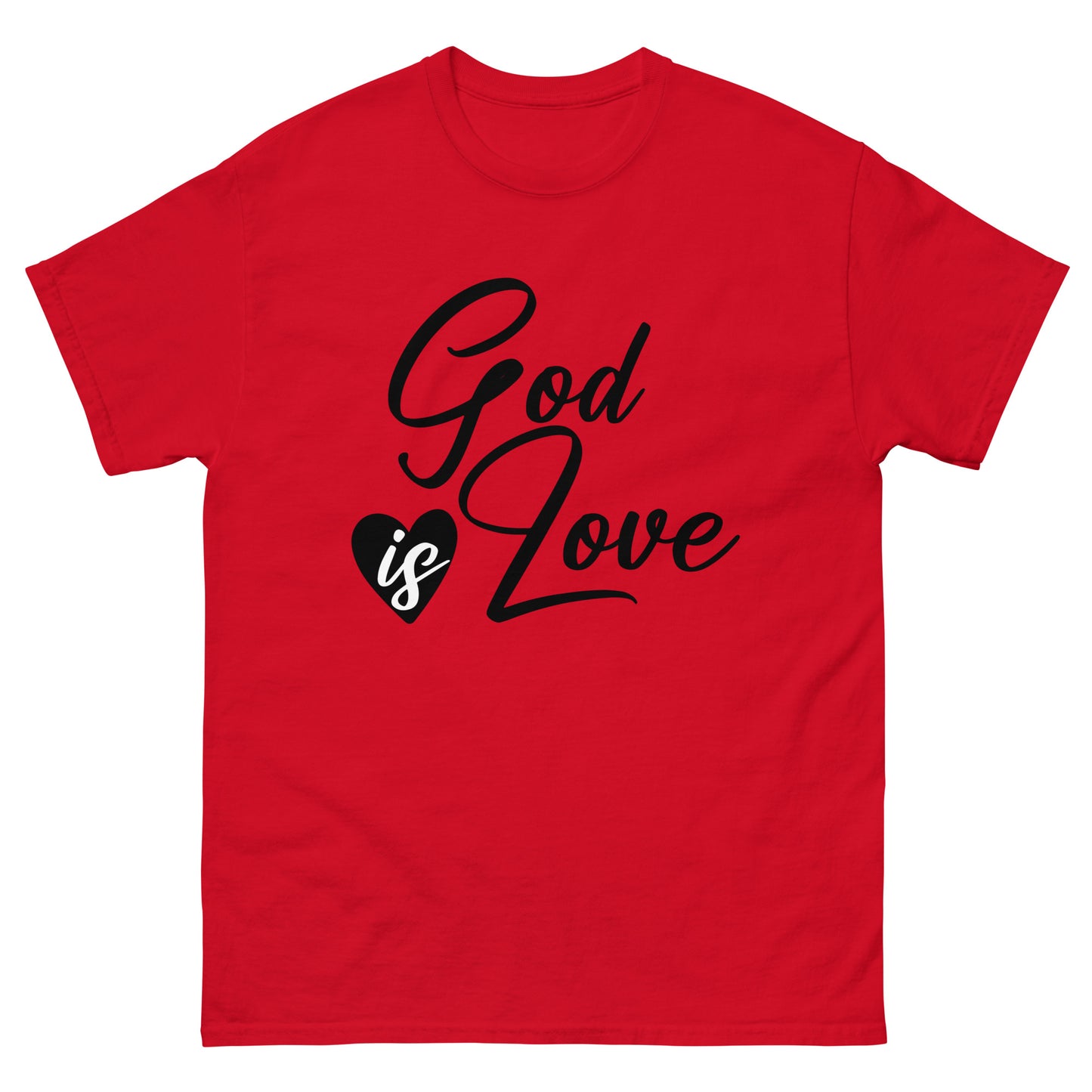 God Is Love (Black design) - Men's classic tee