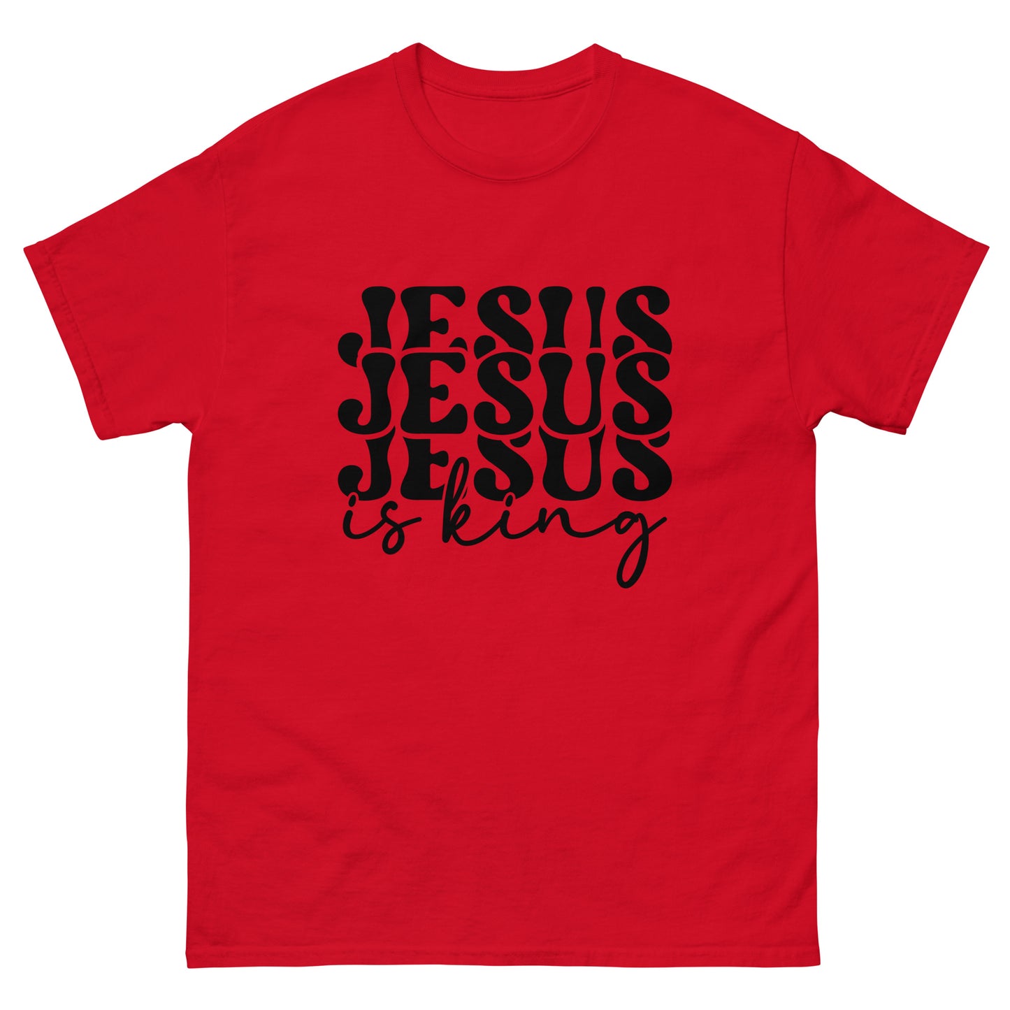 Jesus Is a King (Black design) - Men's classic tee