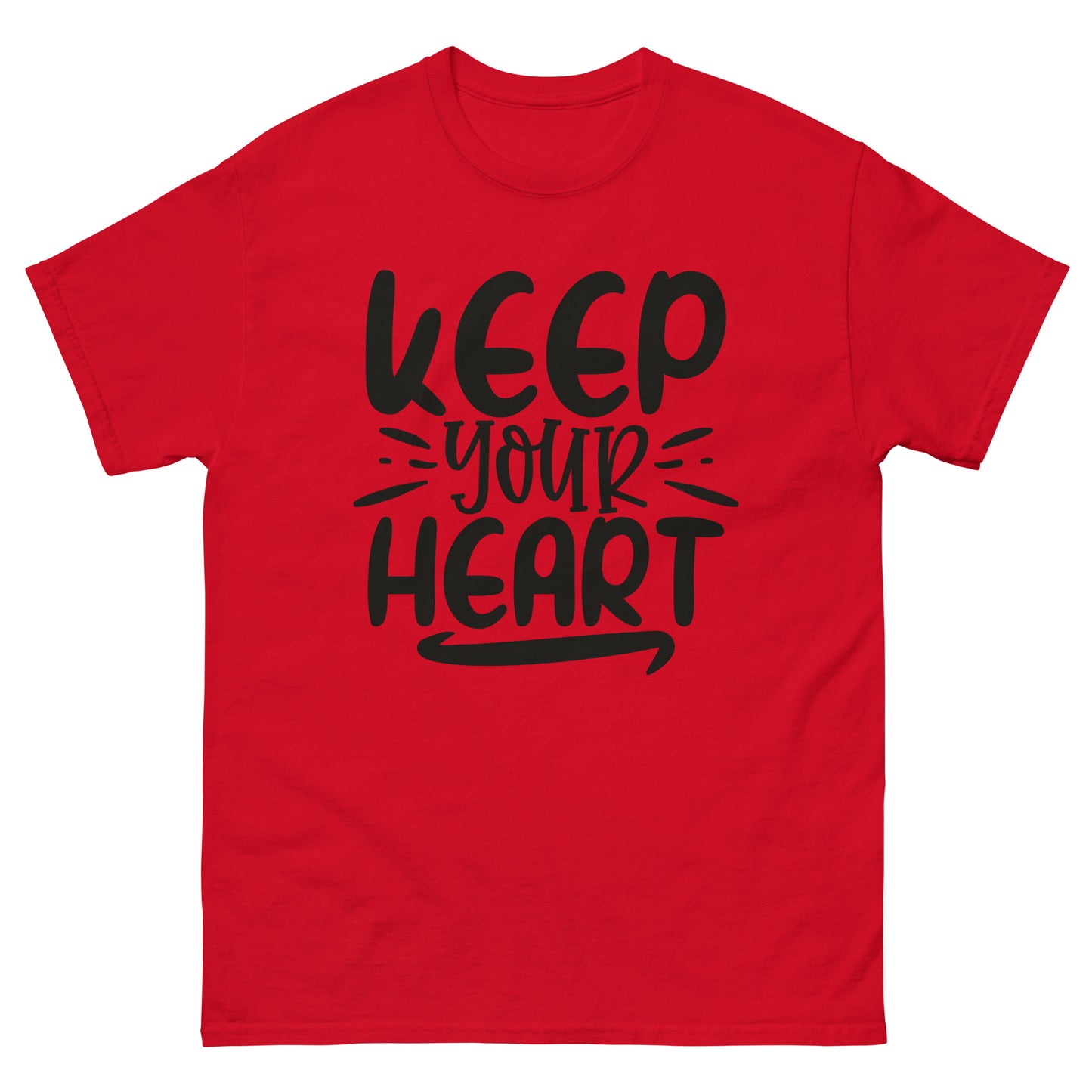 Keep Your Heart (Black design) - Men's classic tee