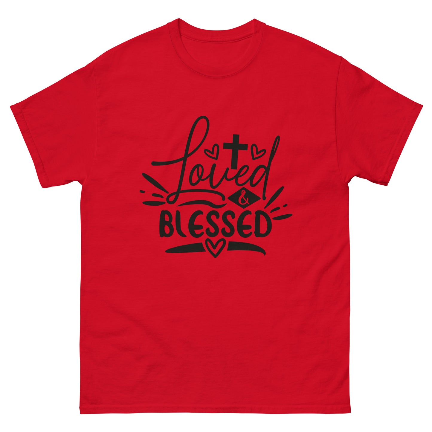 Loved and Blessed (Black design) - Men's classic tee