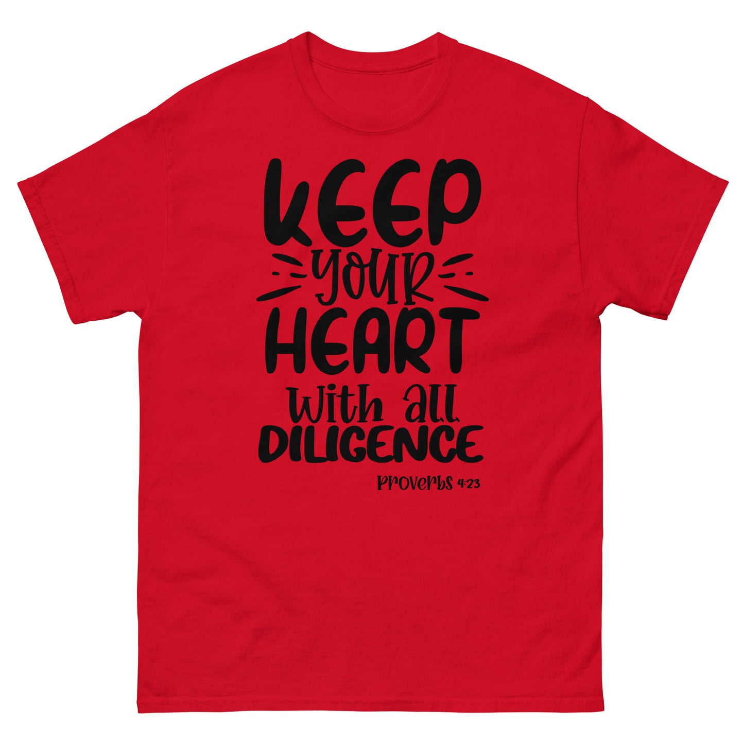 Keep Your Heart  (Black design) - Men's classic tee