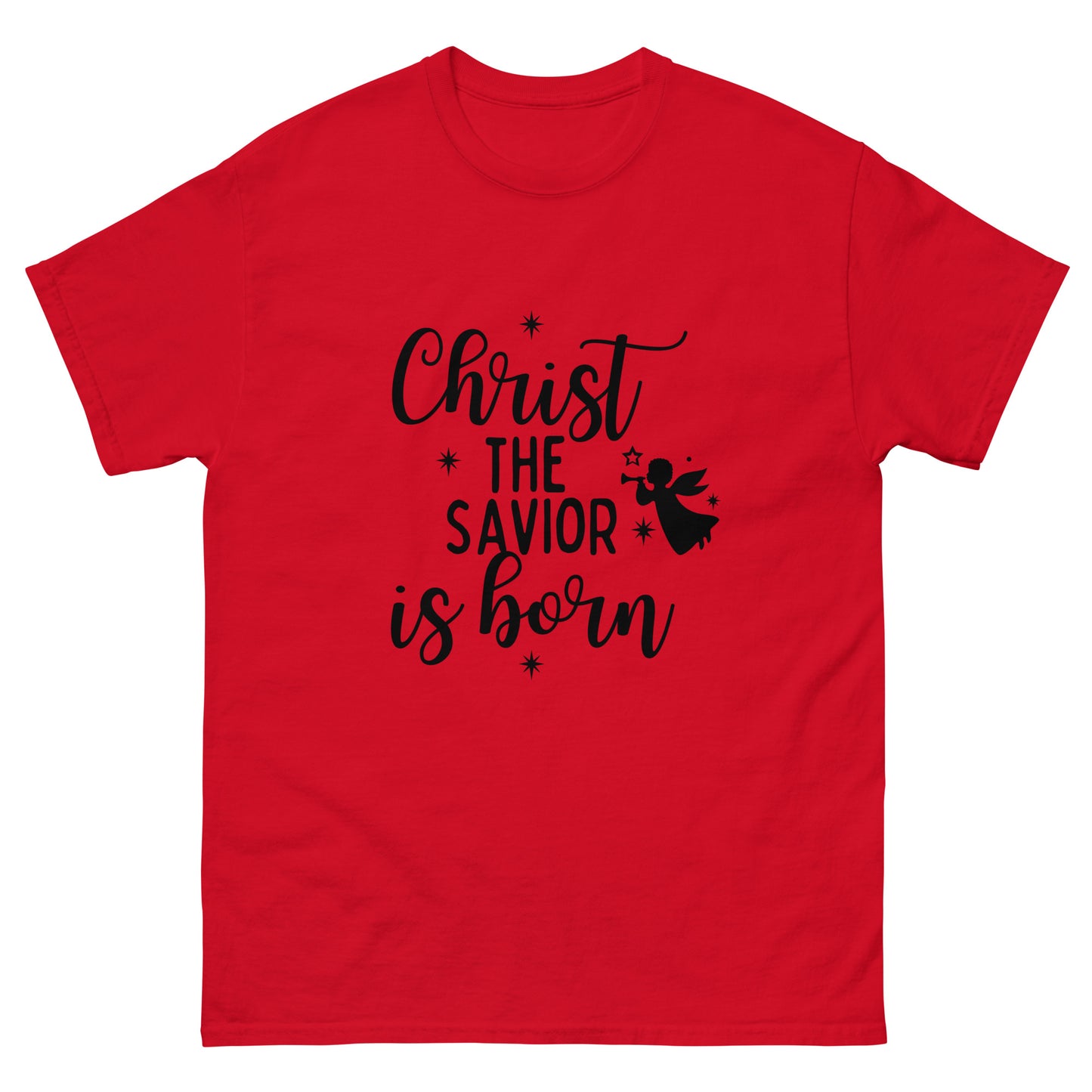 Christ the Savior is Born - Men's classic  Christmas tee