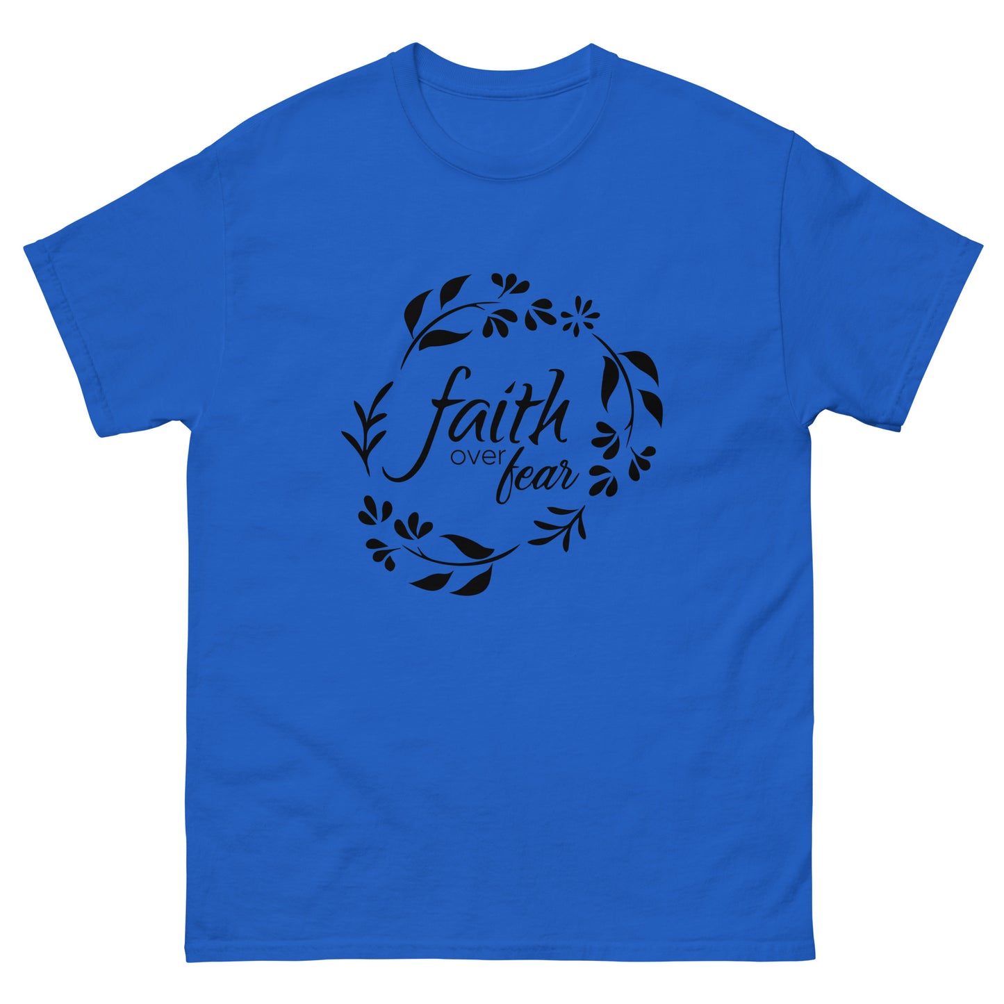 Faith Over Fear (Black design) - Men's classic tee