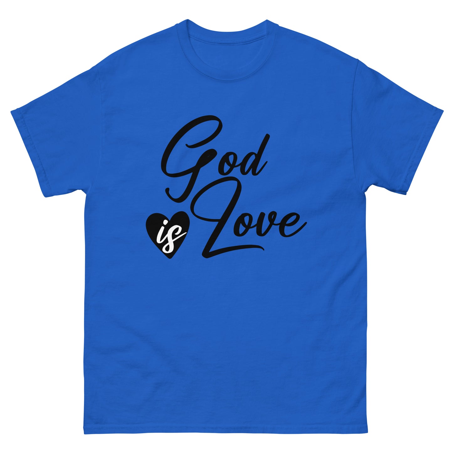 God Is Love (Black design) - Men's classic tee