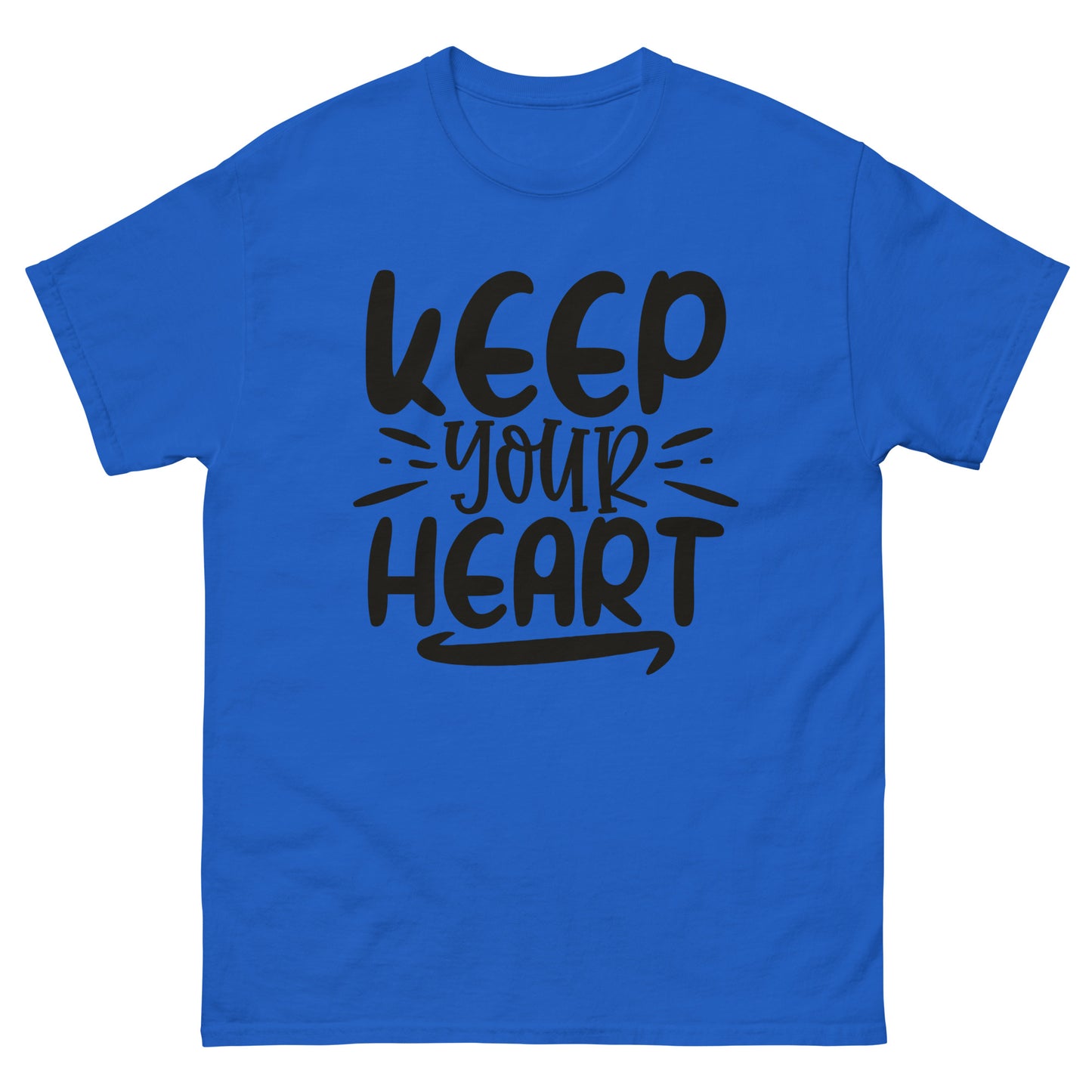 Keep Your Heart (Black design) - Men's classic tee