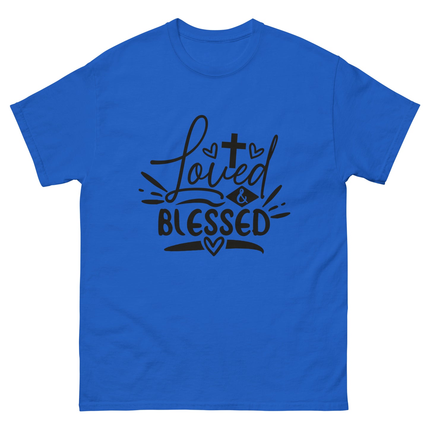 Loved and Blessed (Black design) - Men's classic tee