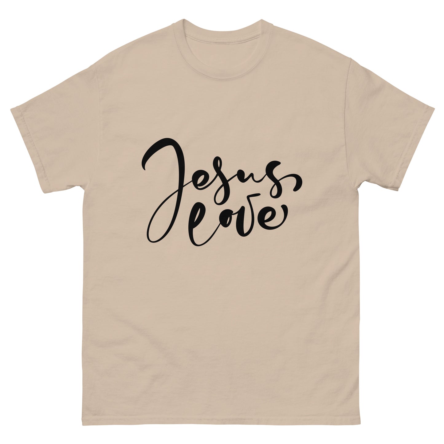 Jesus Love (Black design) - Men's classic tee