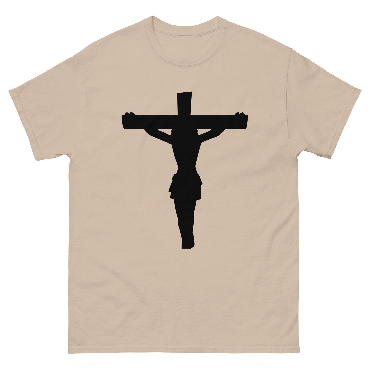 Jesus on the Cross (Black design)- Men's classic tee