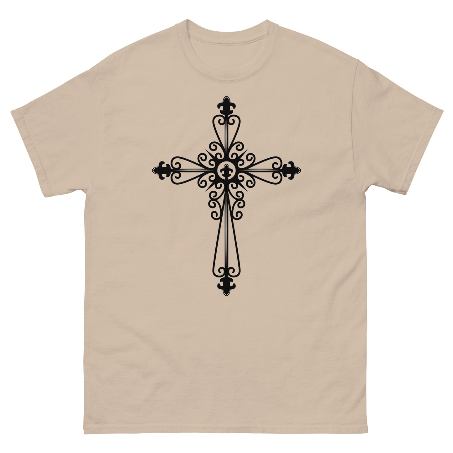 Cross of Devotion (Black design)  - Men's classic tee