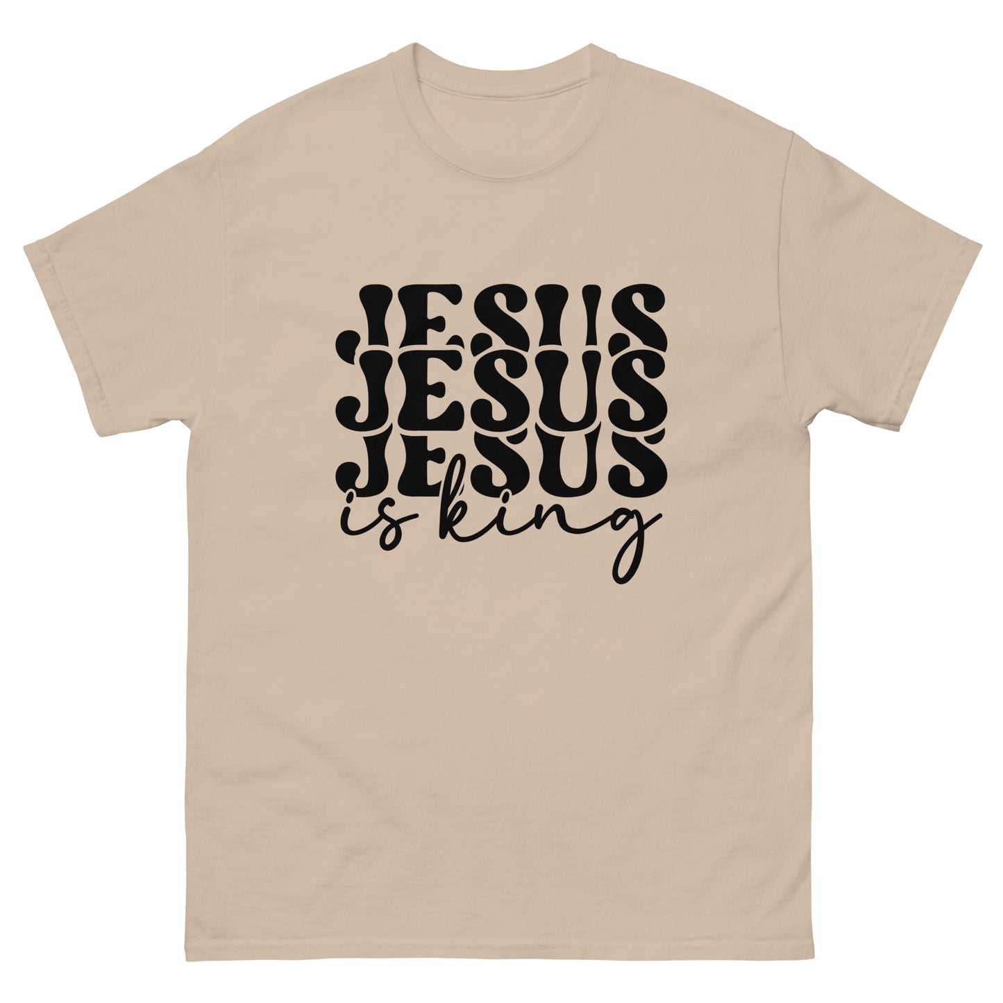 Jesus Is a King (Black design) - Men's classic tee