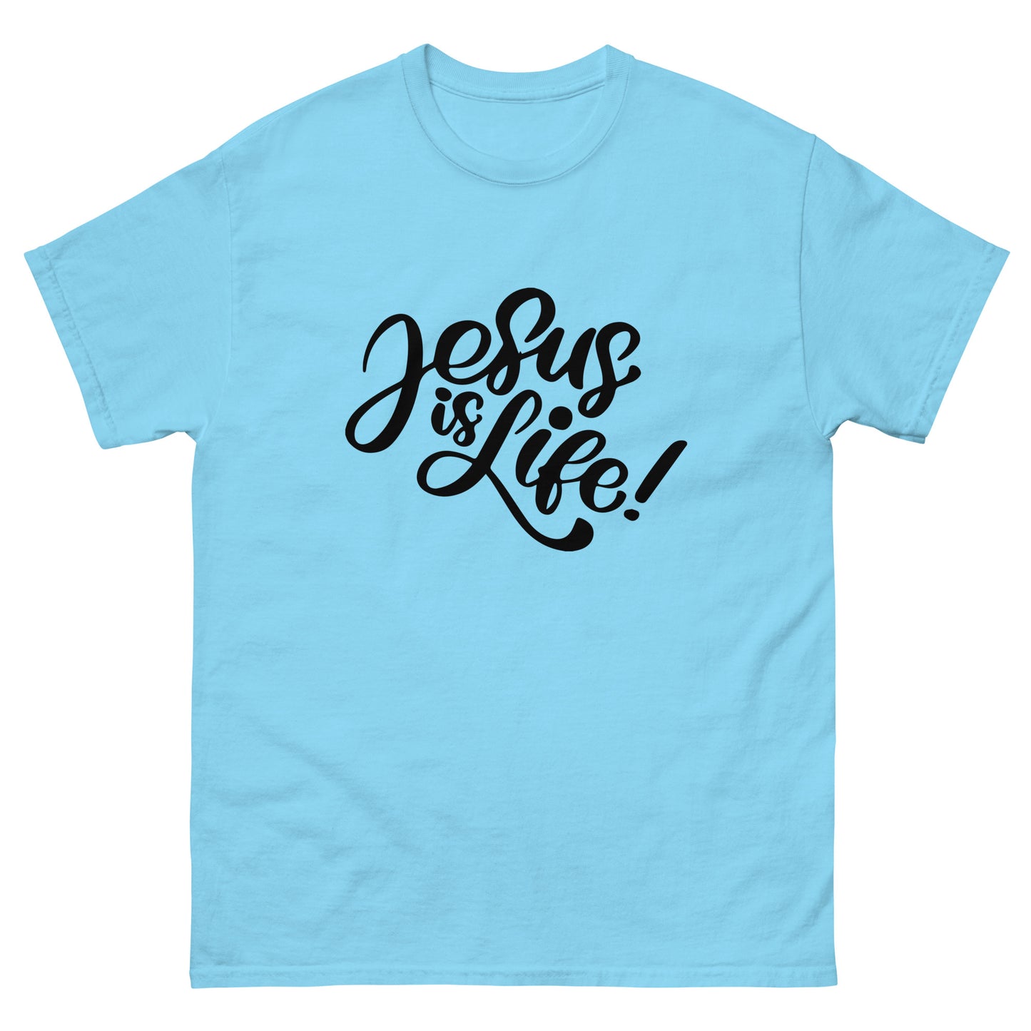 Jesus is Life (Black design) - Men's classic tee