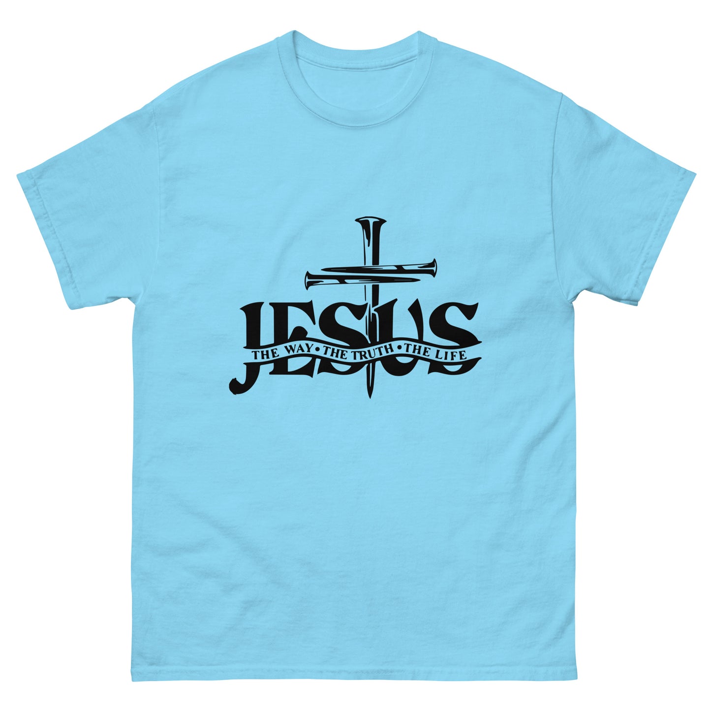 Jesus, the way, the truth, the life (Black design) - Men's classic tee