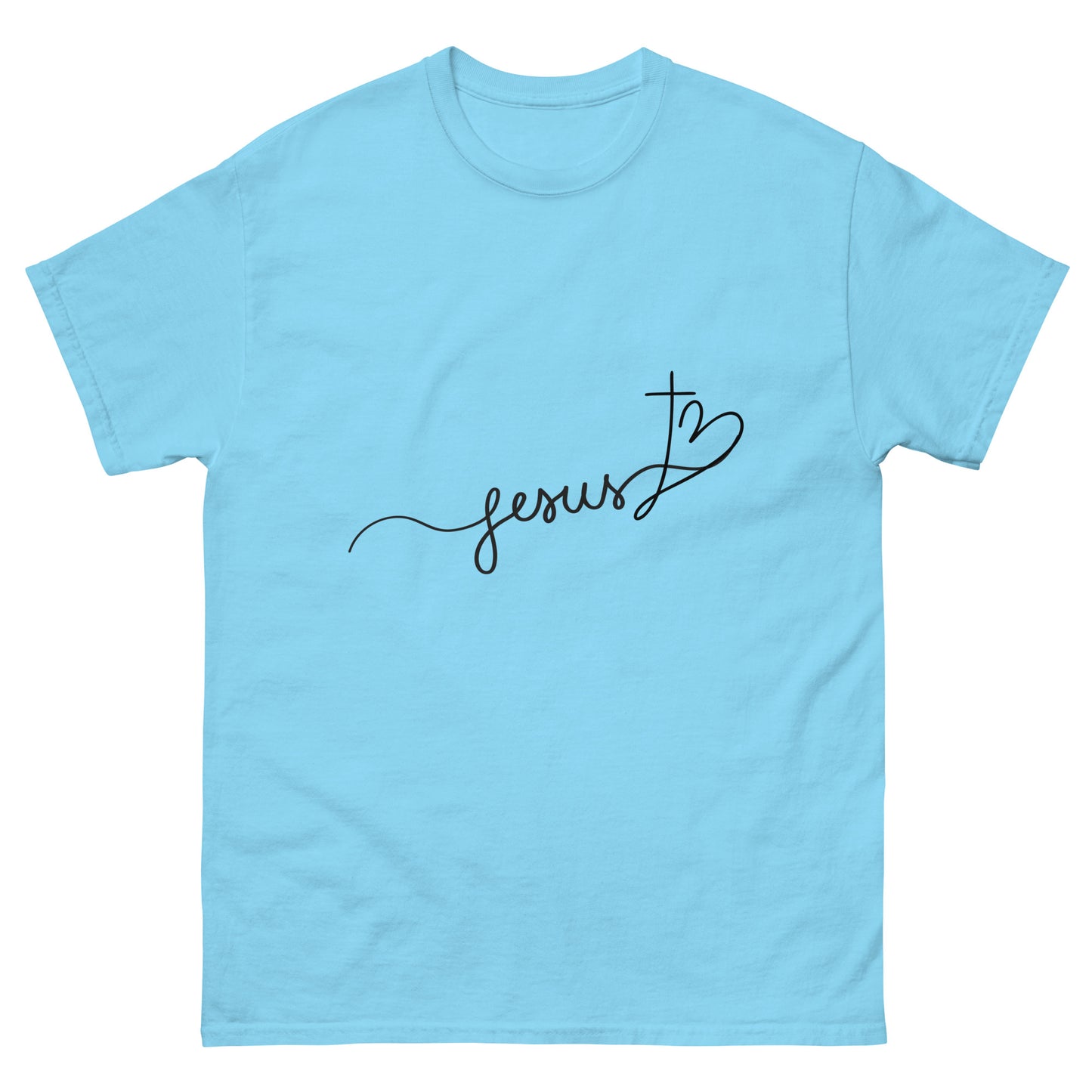 Jesus Heart (Black design)-Men's classic tee