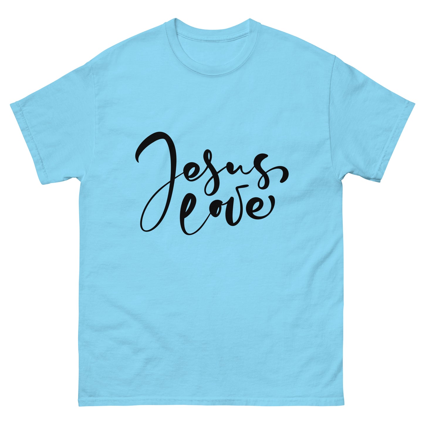 Jesus Love (Black design) - Men's classic tee