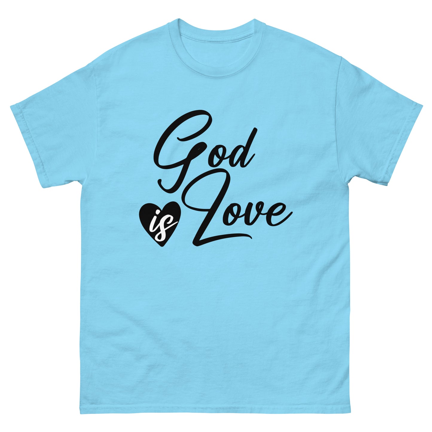 God Is Love (Black design) - Men's classic tee