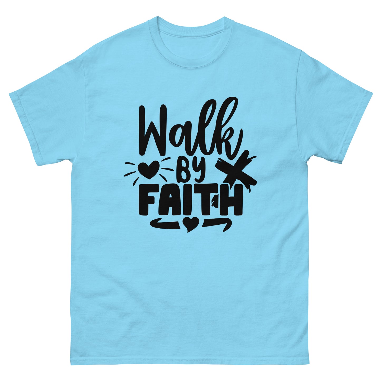 Walk by faith (black design)  - Men's classic tee