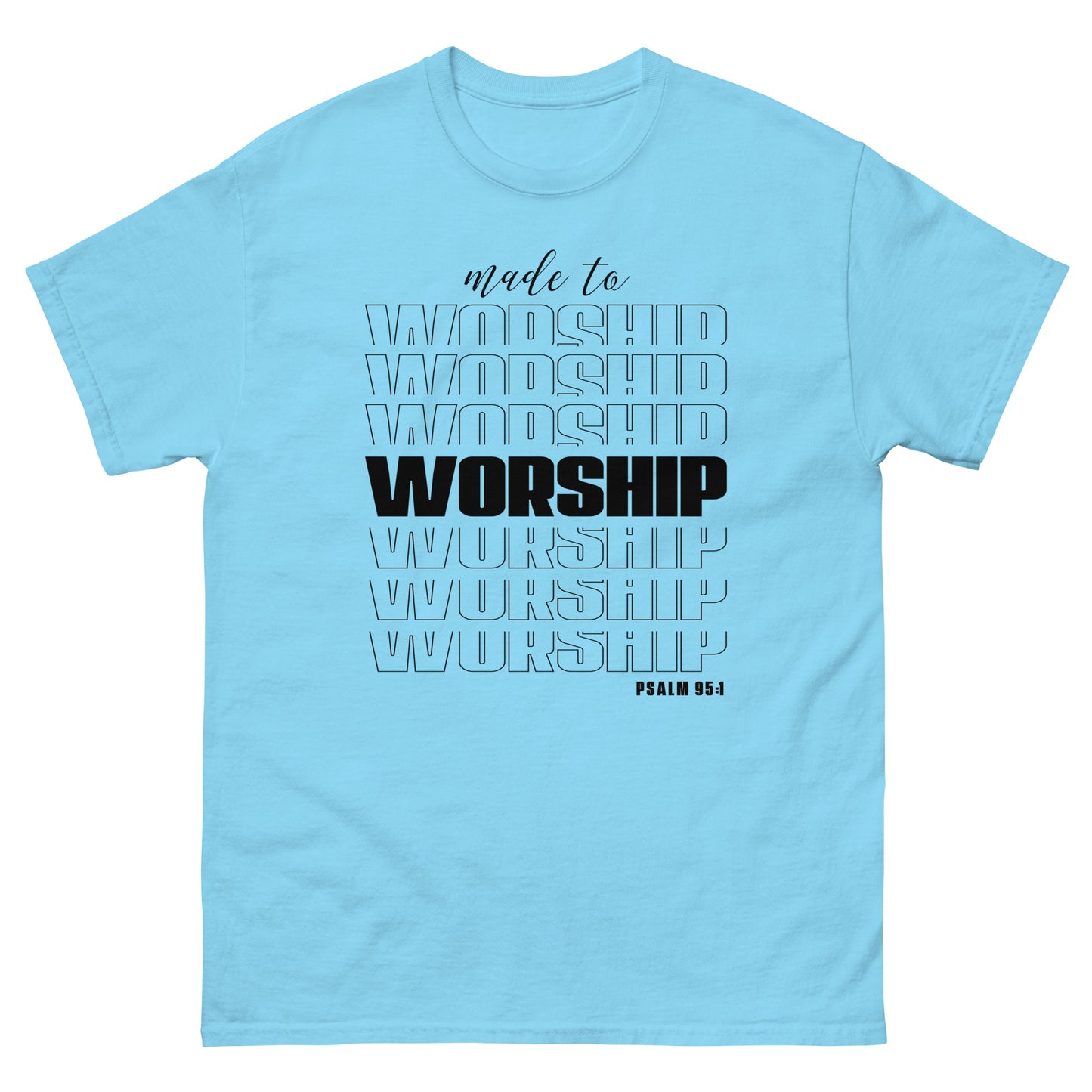 Made to Worship (Black design) - Men's classic tee