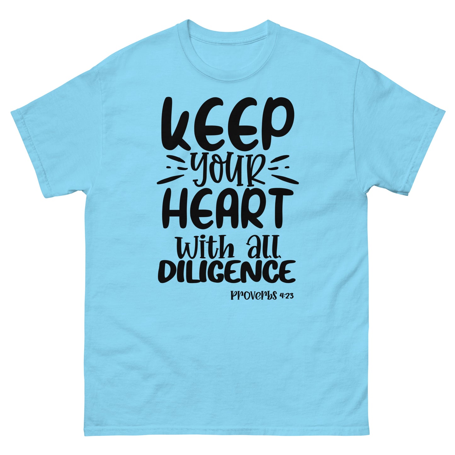 Keep Your Heart  (Black design) - Men's classic tee