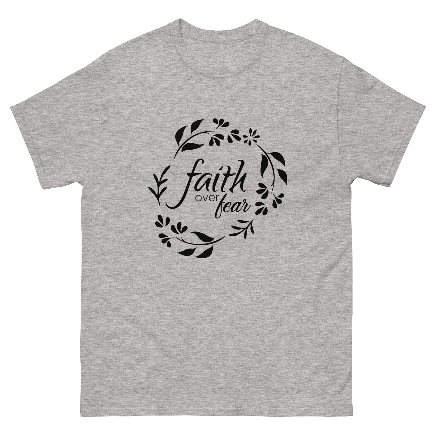 Faith Over Fear (Black design) - Men's classic tee