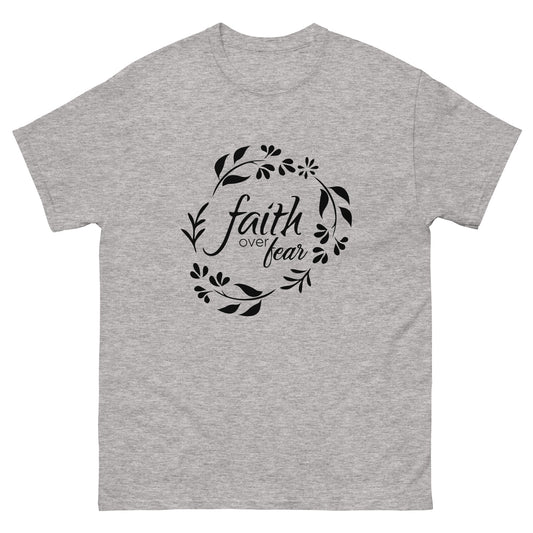 Faith Over Fear (Black design) - Men's classic tee