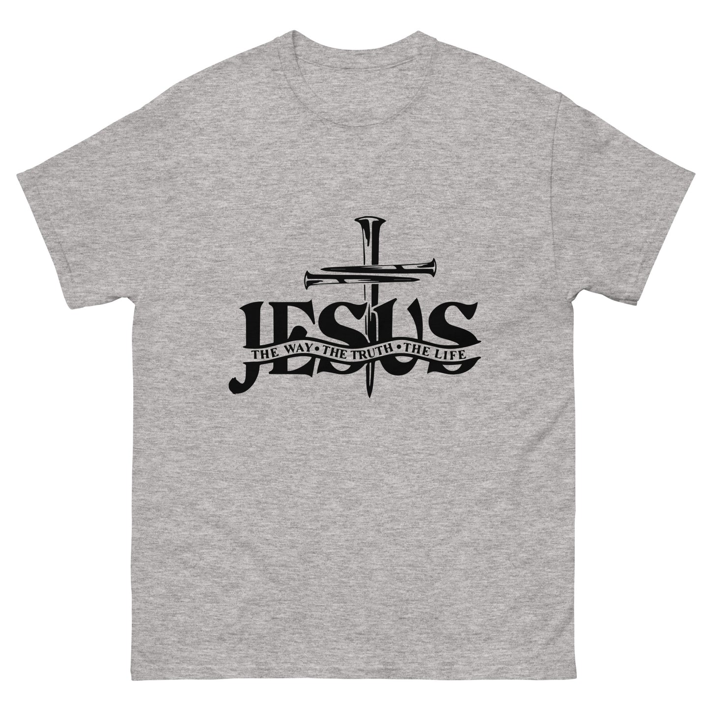 Jesus, the way, the truth, the life (Black design) - Men's classic tee