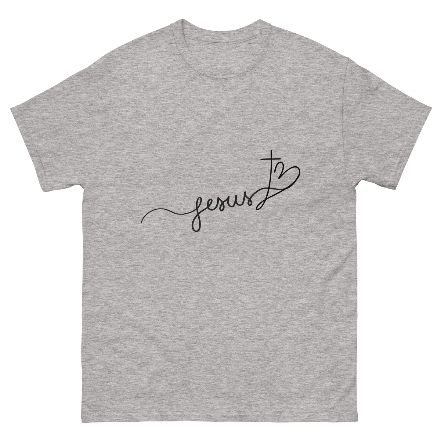 Jesus Heart (Black design)-Men's classic tee