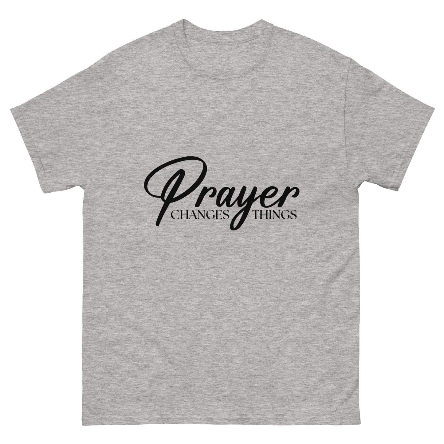 Prayer changes things (Black design)- Men's classic tee