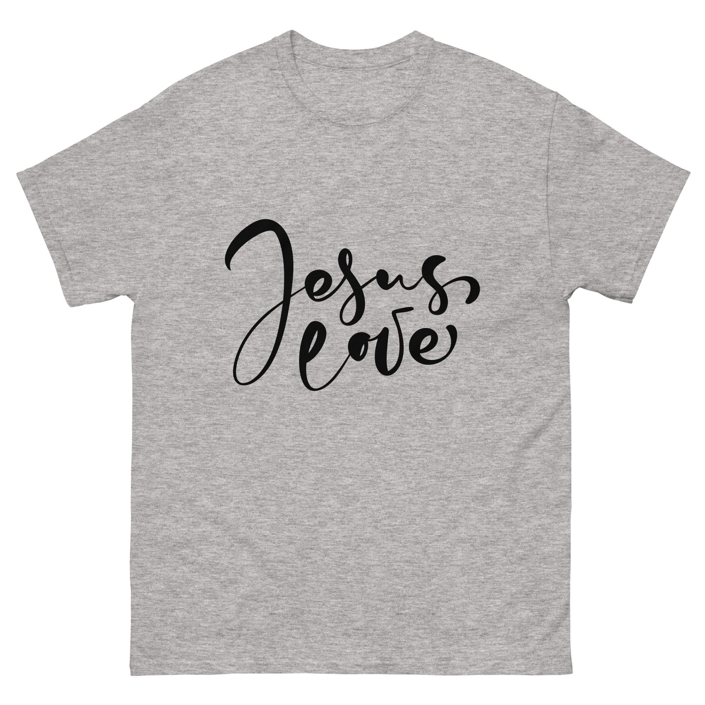 Jesus Love (Black design) - Men's classic tee