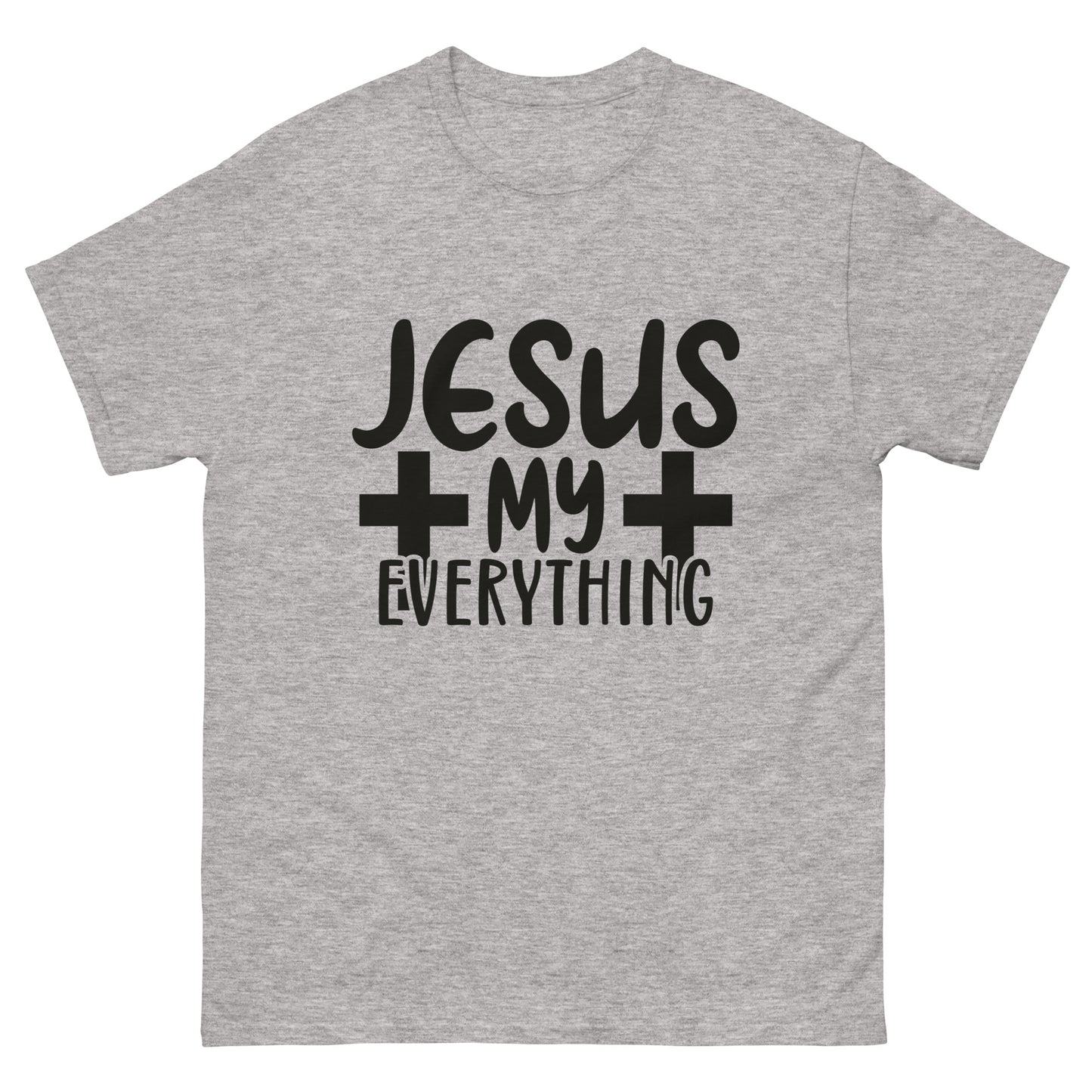 Jesus Is My Everything (black design) - Men's classic tee