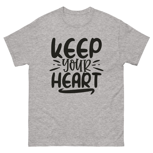 Keep Your Heart (Black design) - Men's classic tee