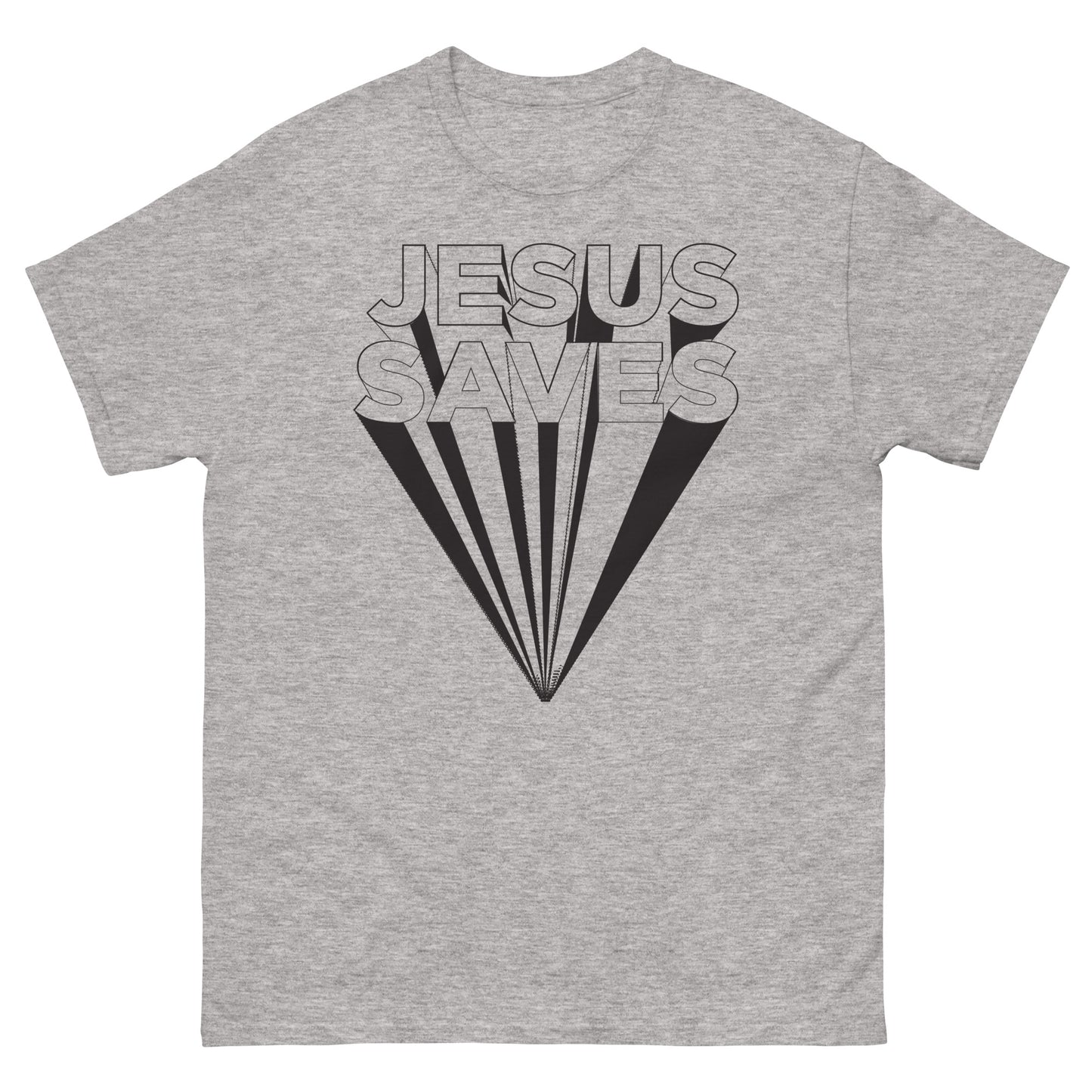 Jesus Saves (Black design) - Men's classic tee