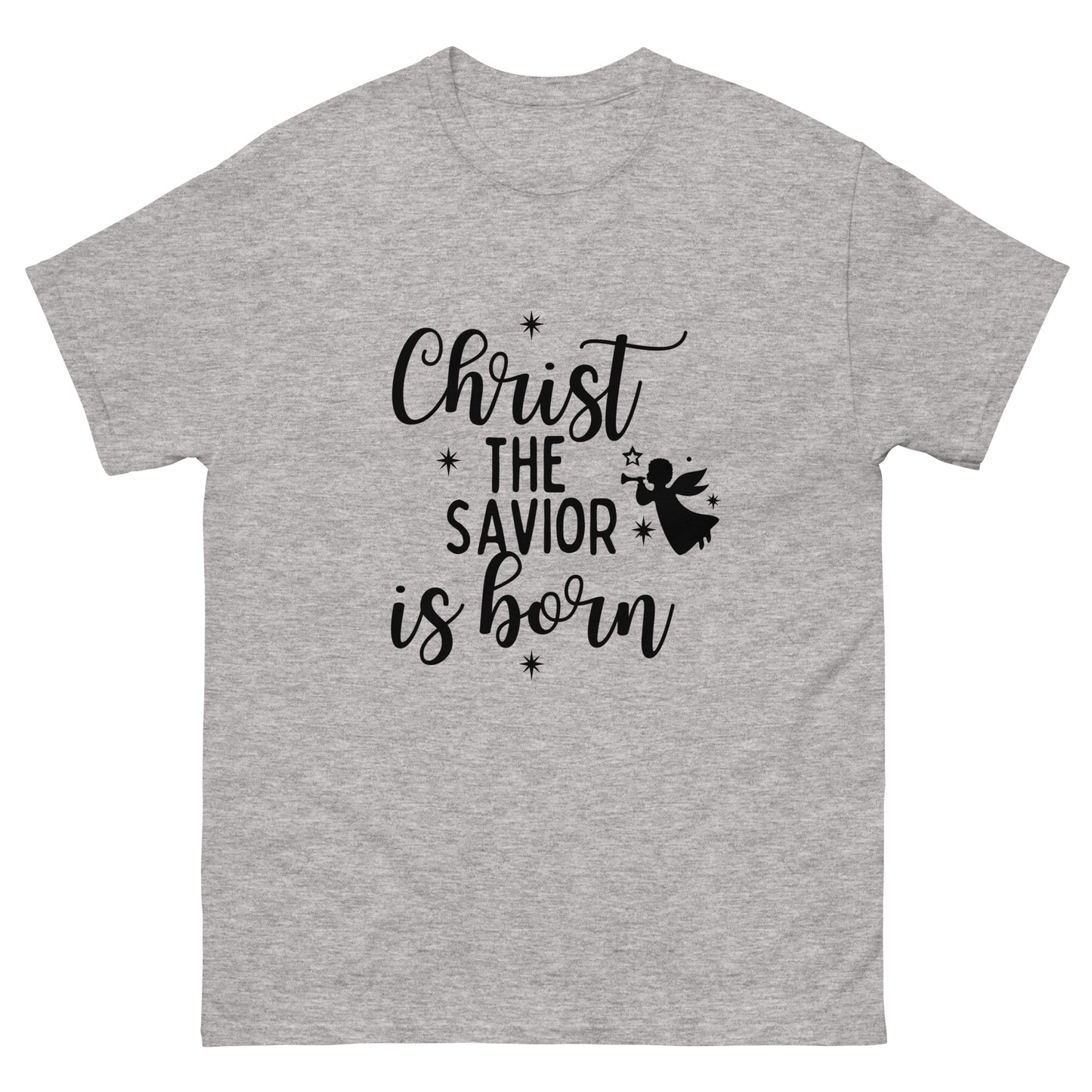 Christ the Savior is Born - Men's classic  Christmas tee