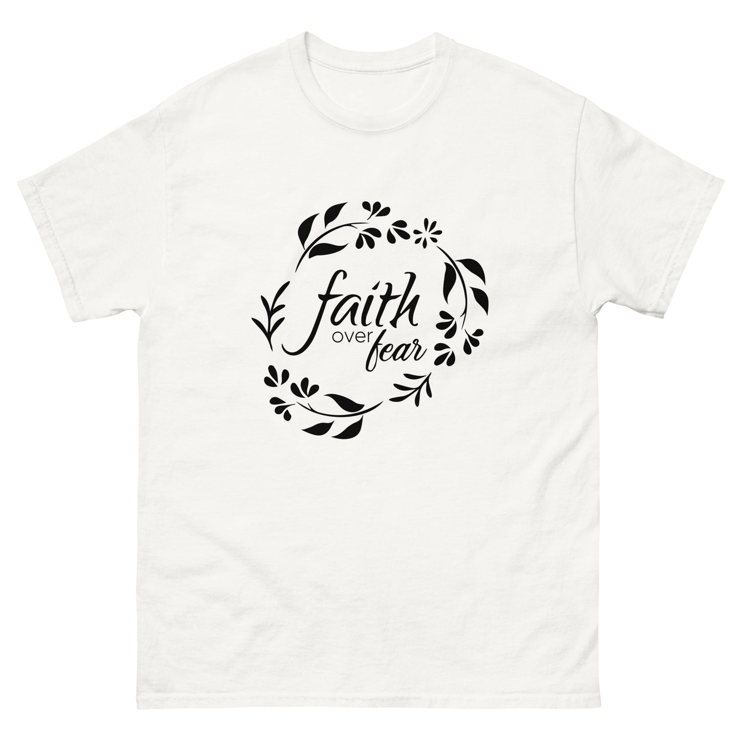 Faith Over Fear (Black design) - Men's classic tee