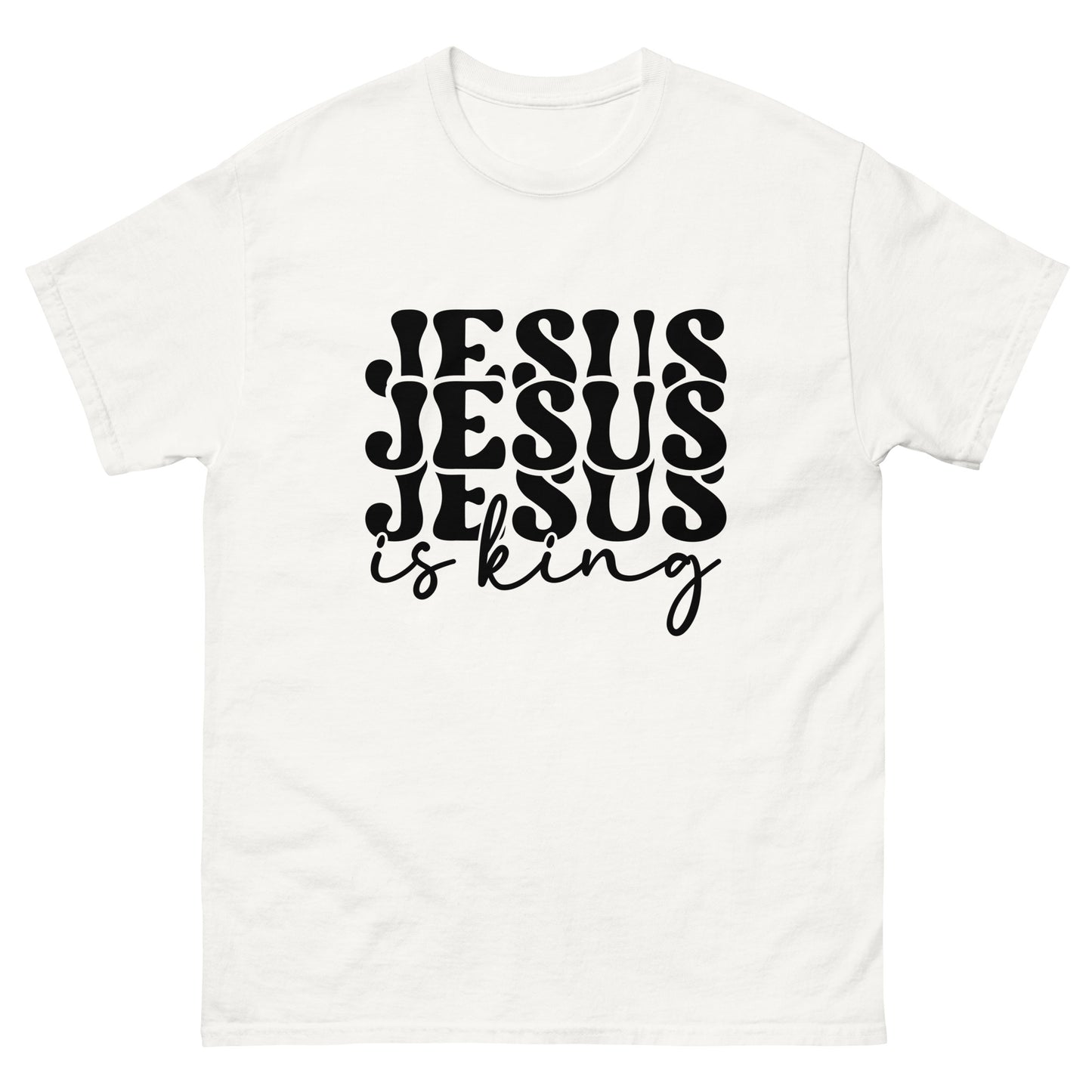 Jesus Is a King (Black design) - Men's classic tee